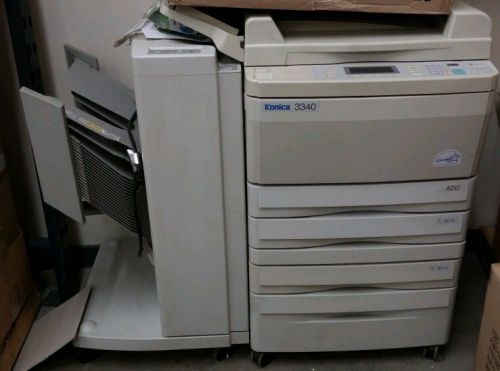 Konica printer 3340 copier print copies Working Business machine