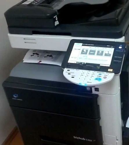 KONICA MINOLTA BIZHUB C452 Used Color Copier Printer Scanner Fax Network 264k