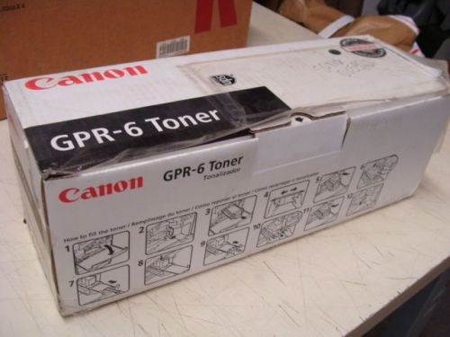 GENUINE CANON GPR-6 (GPR6) BLACK TONER CARTRIDGE 6647A003AA iR2200 3300