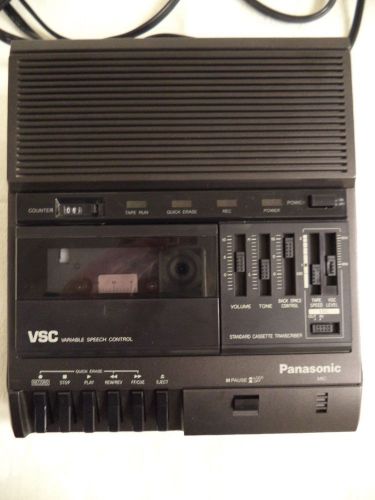 Panasonic Model No. RR-830 Cassette Transcriber For Parts/Not Working Properly