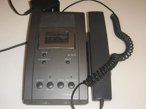 DT 3210 Grundig Dt3210 Diktier- Wiedergabegerat  + GDM 756F Mikrofon #80