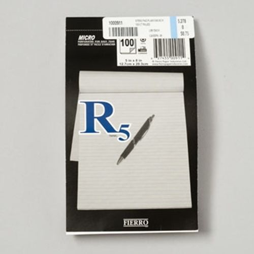 STENO PAD PLAIN 5X8 INCH 100 CT RULED, Case of 48