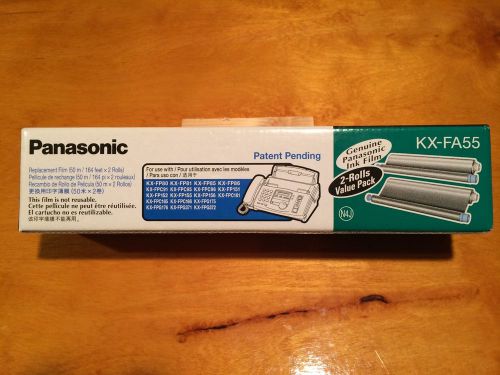 One Panasonic Fax Replacement Film, New in Box #KX-FA55 with free S/H