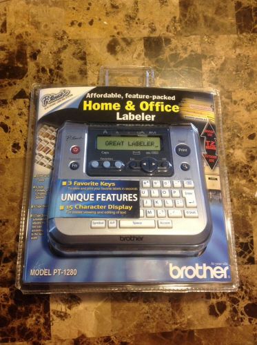 Brother P-Touch PT-1280 Home And Office Labeler, New