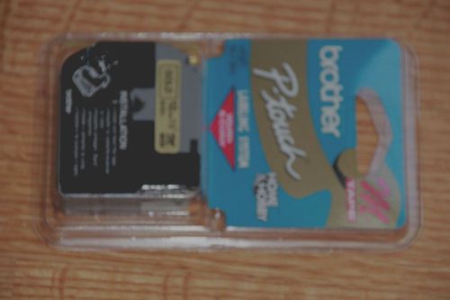 BROTHER P-Touch GOLD Tape 12mm 1/2&#034; M Type M-831 - Brand New, Sealed
