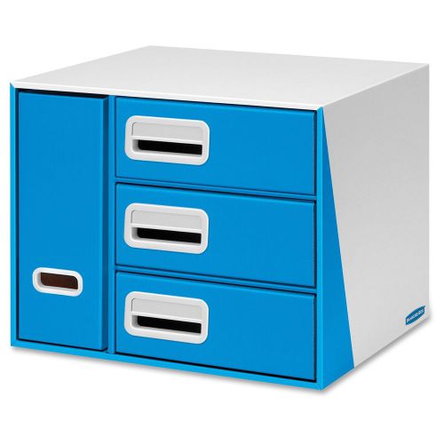 Fellowes Premier 3-drawer Bin Organizer - Desktop - 12.5&#034; Height X (fel7648601)