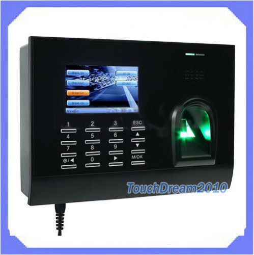 2014 new biometric fingerprint attendance time clock employee payroll recorder for sale
