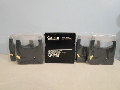 Lot 4 Canon Electronic Typewriter AP-RB21 Correctable Ink Film Ribbon Cassette