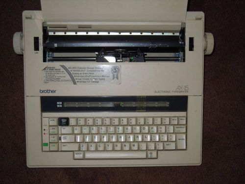 Vintage Brother AX-15 Electric Typewriter (Word Processor)