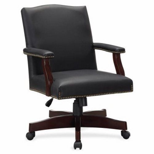 Lorell Traditional Executive Chair, 27-1/4&#034;x32-1/2&#034;x42-3/4&#034;, BK (LLR68250)