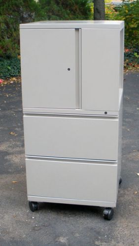 $1150 Herman Miller Storage File Cabinet Shelving Multi-use Mobile Tower 4 Units