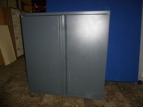 Triumph grey stationary cabinet 101 cm tall x 96 cm wide x 46 cm deep for sale