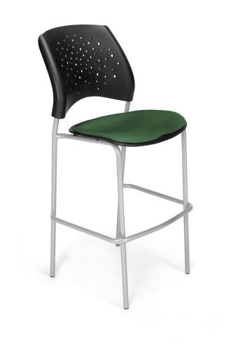 Ofm stars and moon cafe height chair silver forest green for sale