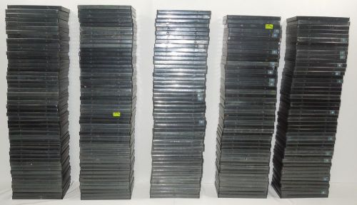 240 Clear-vu Nexpak SecureCase Single Bluray DVD CD Storage Cases 14MM Lot 1