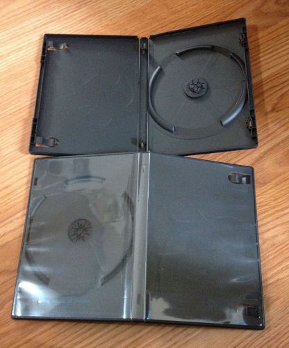 100 Standard Black Single DVD Case Cases 14mm ($20)
