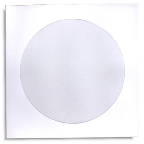 200-Pak White Paper CD/DVD Sleeves with Window and NO FLAP!  100gram weight