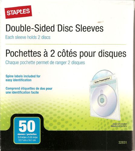 Double-Side Disc Sleeves by Staples