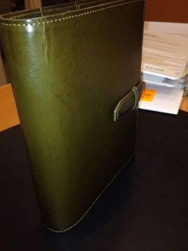 Franklin Covey Italian Vegetable Tanned Leather Compact Belltua Binder 64804
