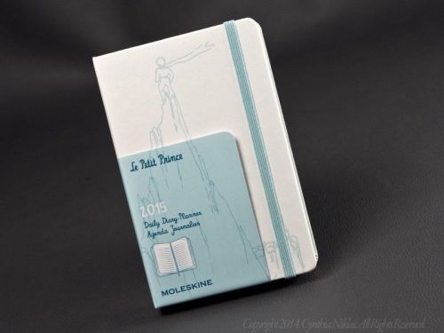 Moleskine 2015 le petit prince 12-month small daily calendar planner 3 1/2 &#034; x 5 1/2 &#034; for sale