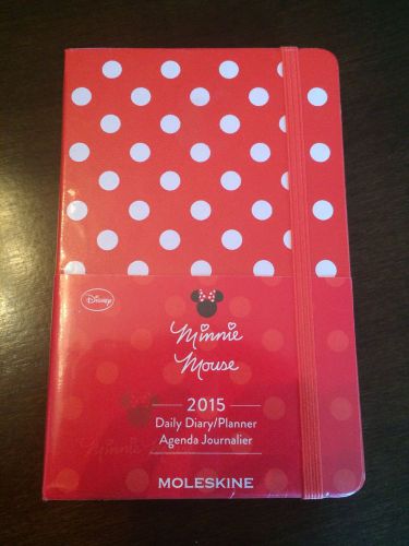 Moleskine 2015 Minnie Mouse Limited Edition Daily Planner, 12 Month, Pocket, Red