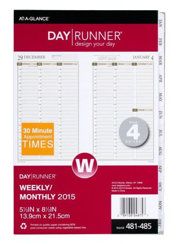 Day Runner PRO Weekly Planner Refill, 2015  Day Runner PRO Planners,(481-485)