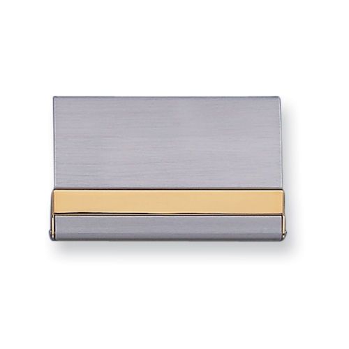 Nice New Two-tone Business Card Case Office Accessory