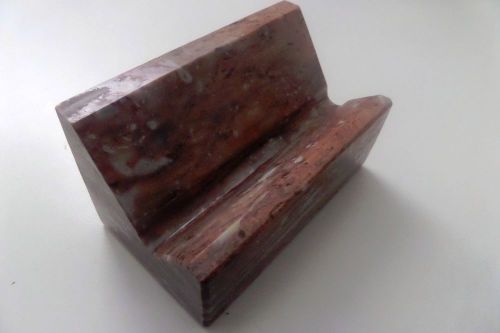Natural marble onyx table business card holder