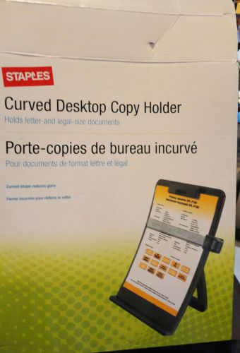 New in box&gt;&gt;&gt;&gt;&gt; staples - curved desktop copy holder for sale