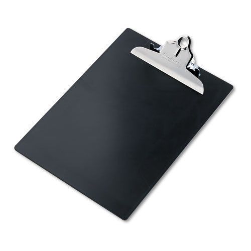 Saunders plastic antimicrobial clipboard, 1&#034; capacity, holds 8-1/2w x 12h, black for sale