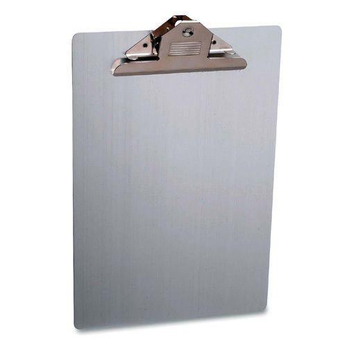 Sparco Clipboard, Letter, 8-1/2&#034;x12&#034;, Aluminum. Sold as Each