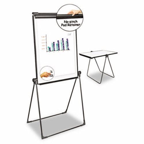 Universal Foldable Double Sided Dry Erase Easel, 28.5 x 37.5, Wht/Blk (UNV43030)