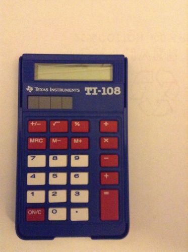 Texas Instruments TI-108 Calculator (Brand New)