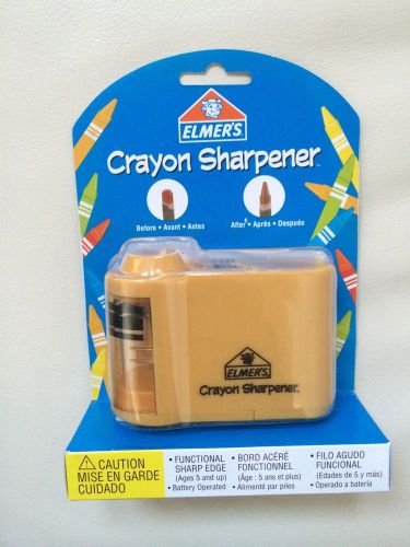 Elmer&#039;s Battery Operated Crayon Sharpener Yellow