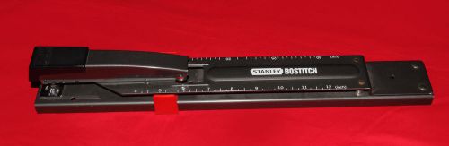 12&#034; stanley bostich long reach stapler paper office business desk professional for sale