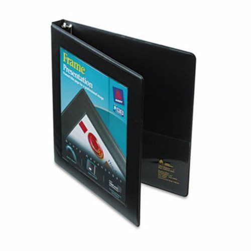 Avery Framed View Binder With Slant Rings, 1/2&#034; Capacity, Black (AVE68050)