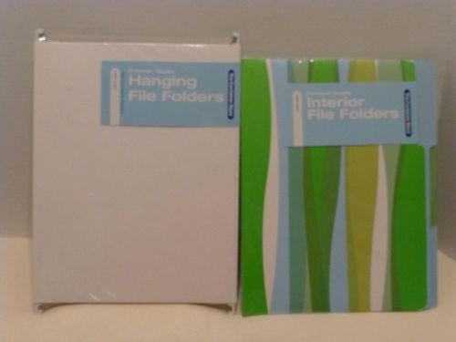 Office File Folders Interior and Hanging Set NEW