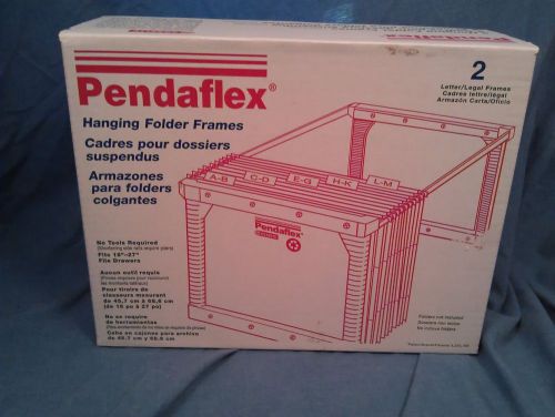 Pendaflex Hanging File Folder Frame Letter / Legal Size 2 Frames Model 04442 NIB
