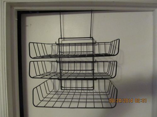 Hanging black mesh file organizer (COMPACT-ABLE GREAT FOR MOVING)