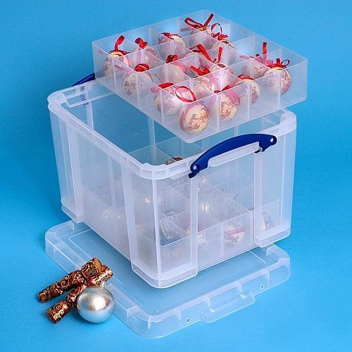 Really useful christmas storage pack,includes 77litre,22litre,35litre with trays for sale