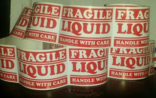 40 Labels Shipping Fragile Liquid self adhesive usps packing supplies ups fed ex