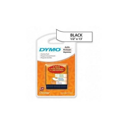 Dymo LetraTag 3-Roll Starter Kit - 0.5&#034; x 13&#039;  [ID 69944]