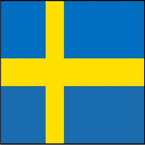 30 Custom Sweden Flag Personalized Address Labels