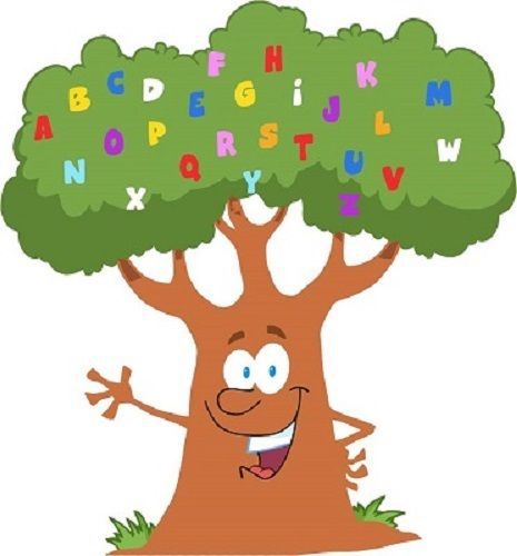 30 Custom Happy Alphabet Tree Personalized Address Labels
