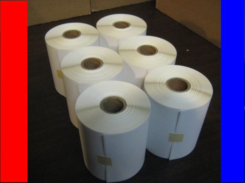 6 4x6 zebra direct thermal rolls 250/1500 labels includes 25 fragile labels free for sale