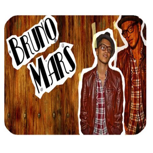 Hot Custom Mouse Pad with Bruno Mars Style Great to makes a gift