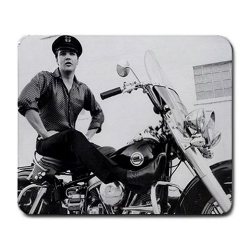 Elvis Presley With Harley Davidson Large Mousepad Mouse Pad Free Shipping