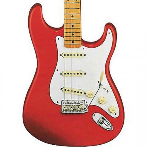 New Mouse Pad RED ELECTRIC GUITAR DIE CUT