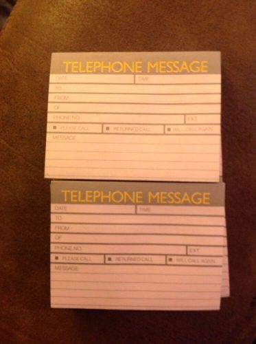 Telephone Phone Message Post Its