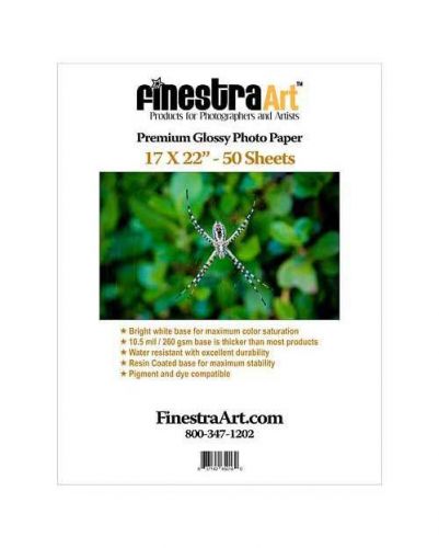 17x22 Premium Glossy Inkjet Paper 50 sheets