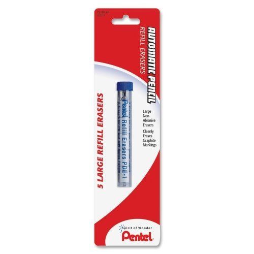 Pentel pde-1 automatic pencil eraser refill - lead pencil eraser - (pde1bpk6) for sale